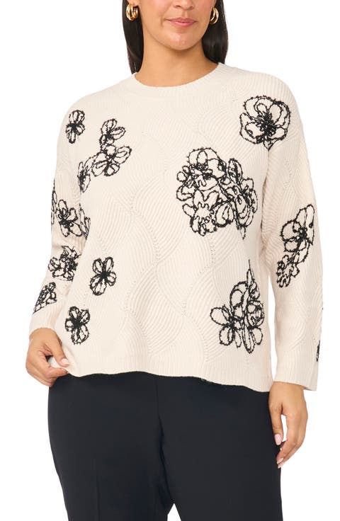 Embroidered Crewneck Sweater