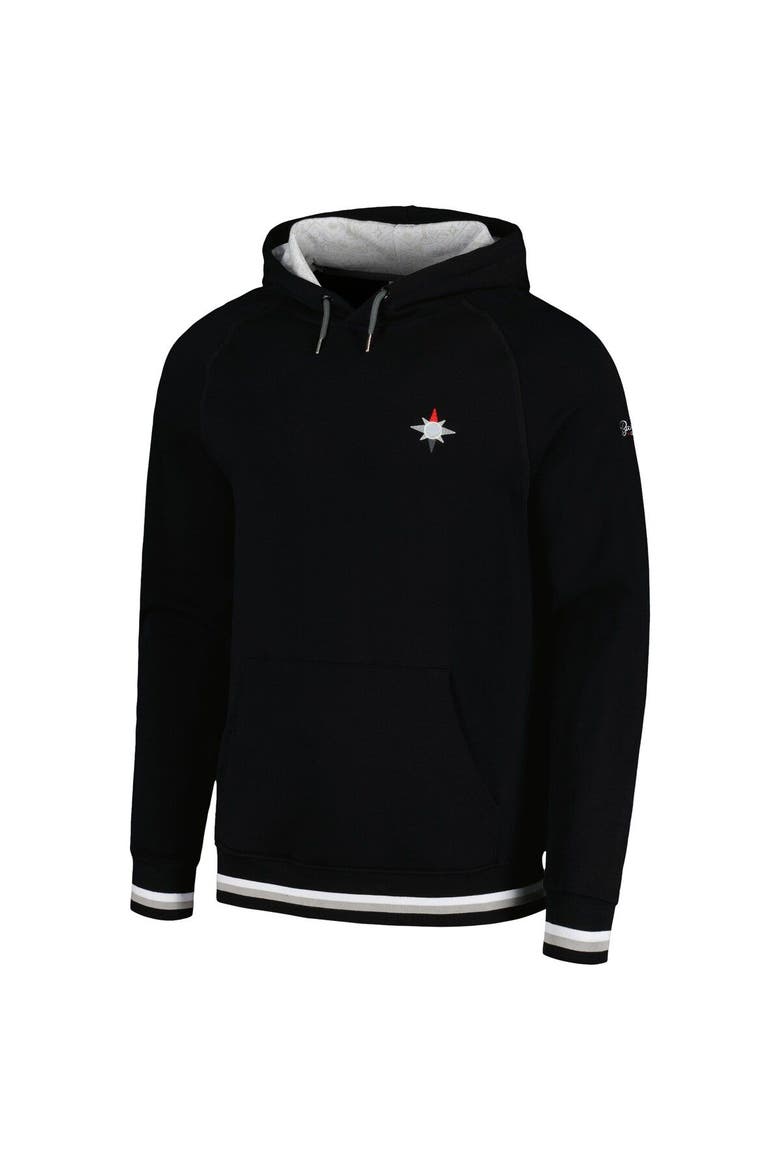 Men's Barstool Golf Black 3M Open Raglan Pullover Hoodie, Alternate, color, Black