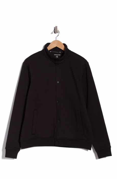 Kenneth Cole Snap Front Fleece Jacket