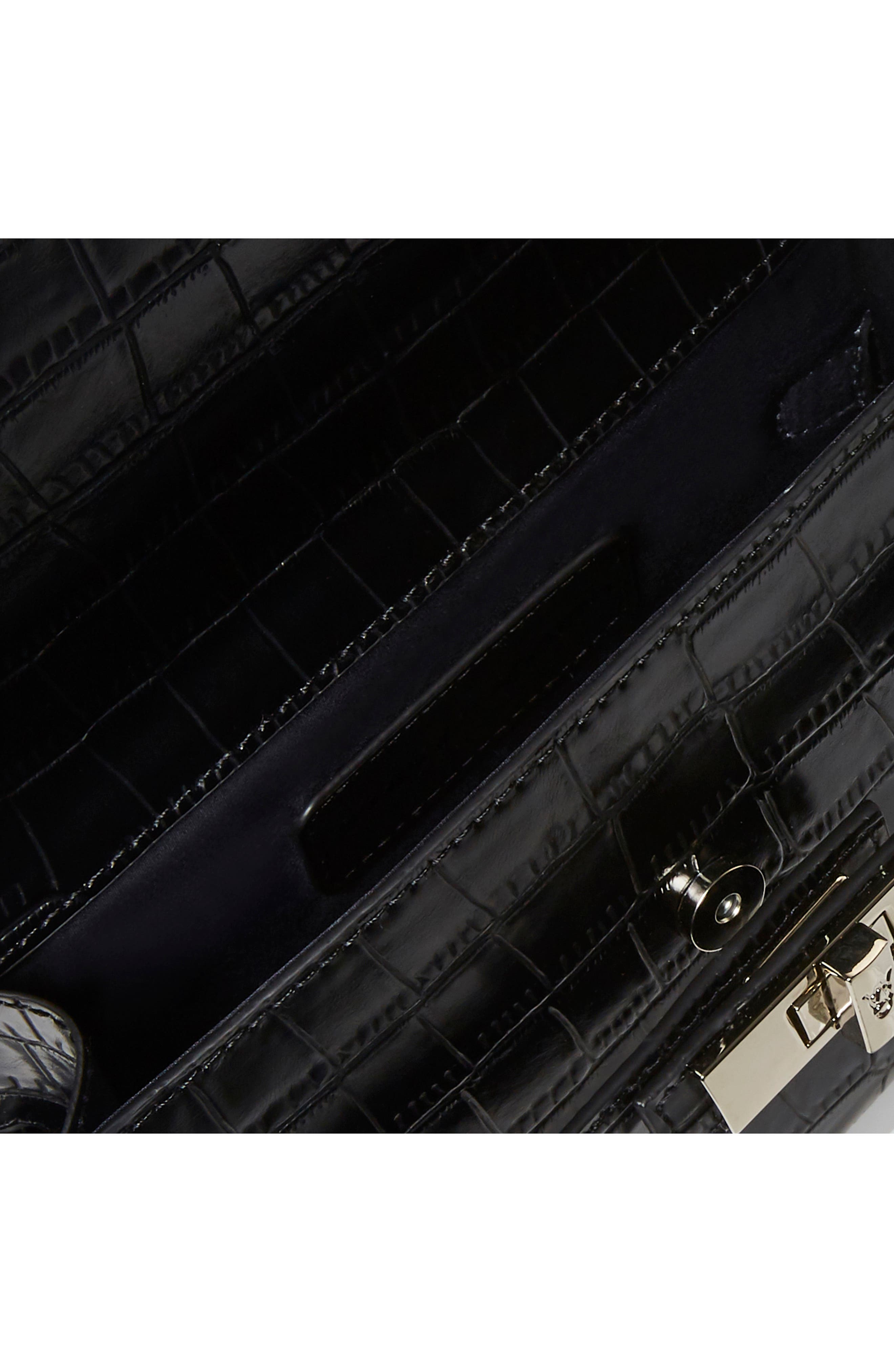 Steve Madden Dignify Croc Embossed Crossbody Bag, Alternate, color, 