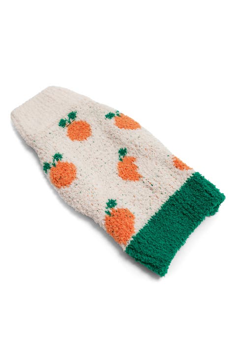 Orange Turtleneck Pet Sweater