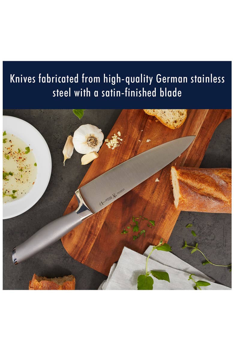 Modernist 13-Piece Knife Block Set, Alternate, color, SILVER