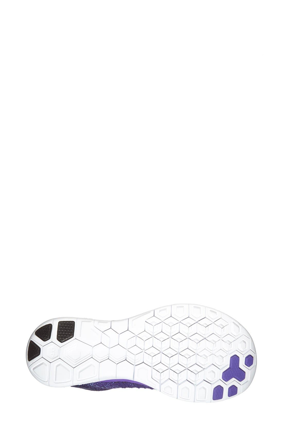 'Free 4.0 Flyknit' Running Shoe, Alternate, color, GRAPE/ BLACK