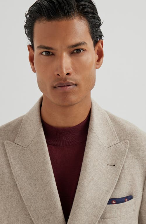 Brunello Cucinelli Double-breasted Patch-pocket Blazer In Gray
