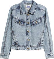 CITY BLUES Slant Pocket Denim Jacket