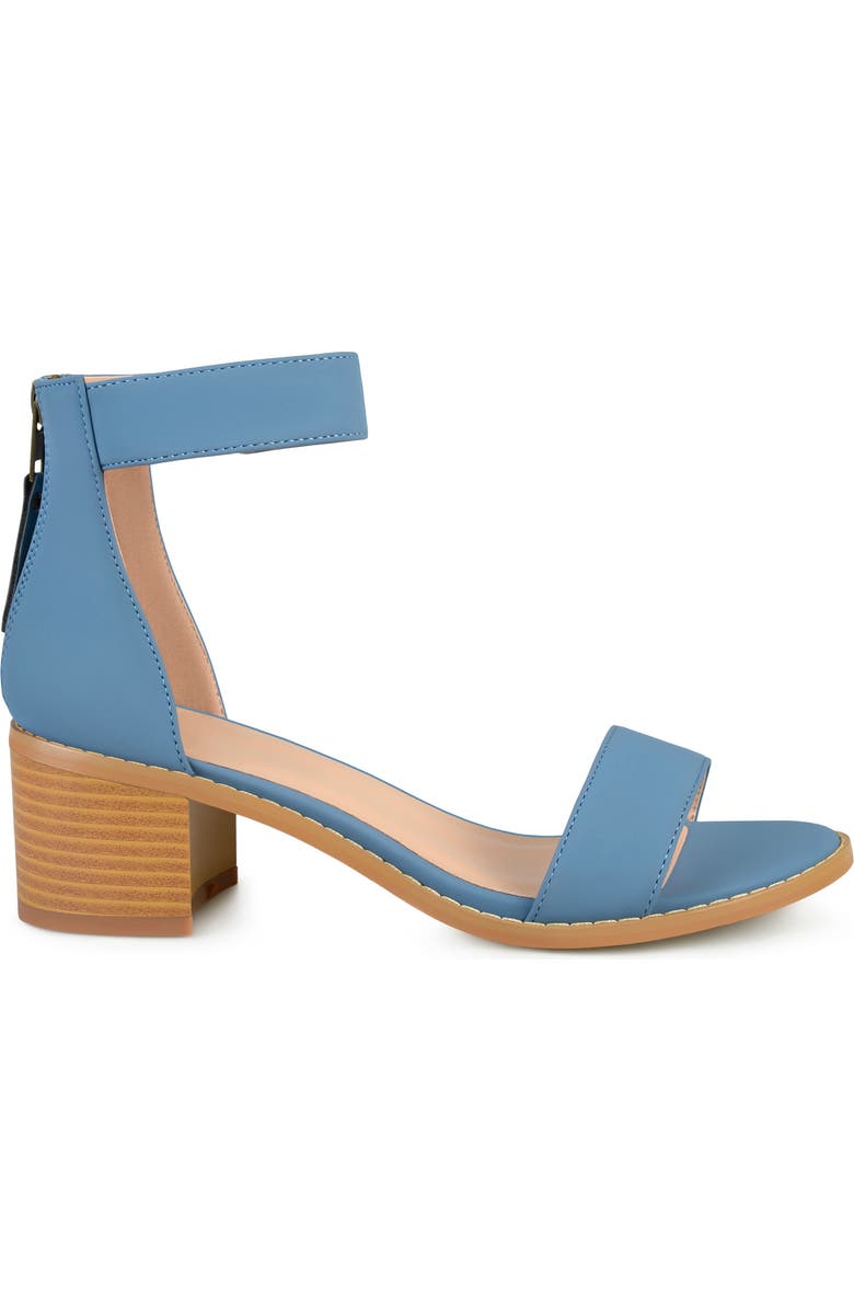 Journee Collection Percy Open Toe Heeled Sandal, Alternate, color, Blue