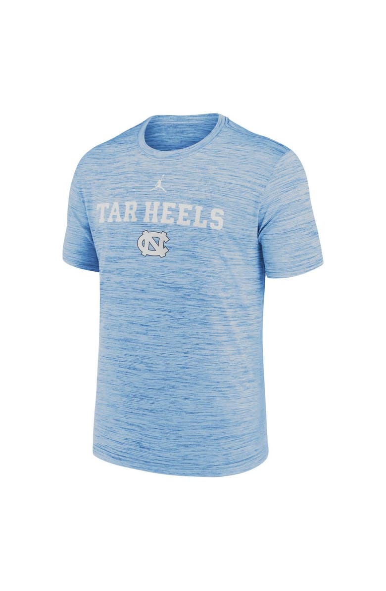 Jordan Brand Men's Jordan Brand Carolina Blue North Carolina Tar Heels 2025 Sideline Velocity Performance T-Shirt, Alternate, color,
