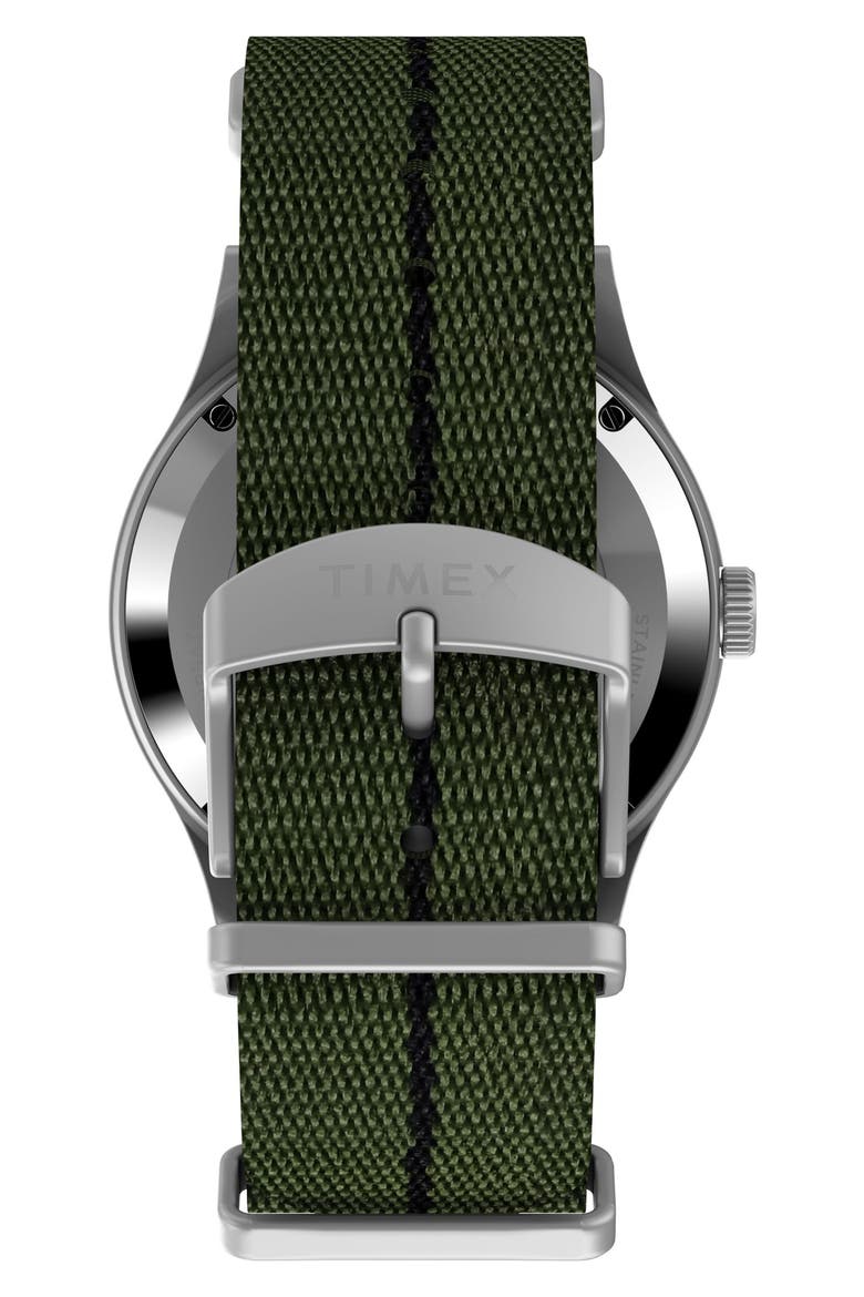 MK1 Automatic Webbing Strap Watch, 40mm, Alternate, color, SILVER-TONE