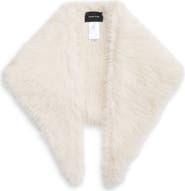 Simone Rocha Crystal Embellished Faux Fur Neckerchief