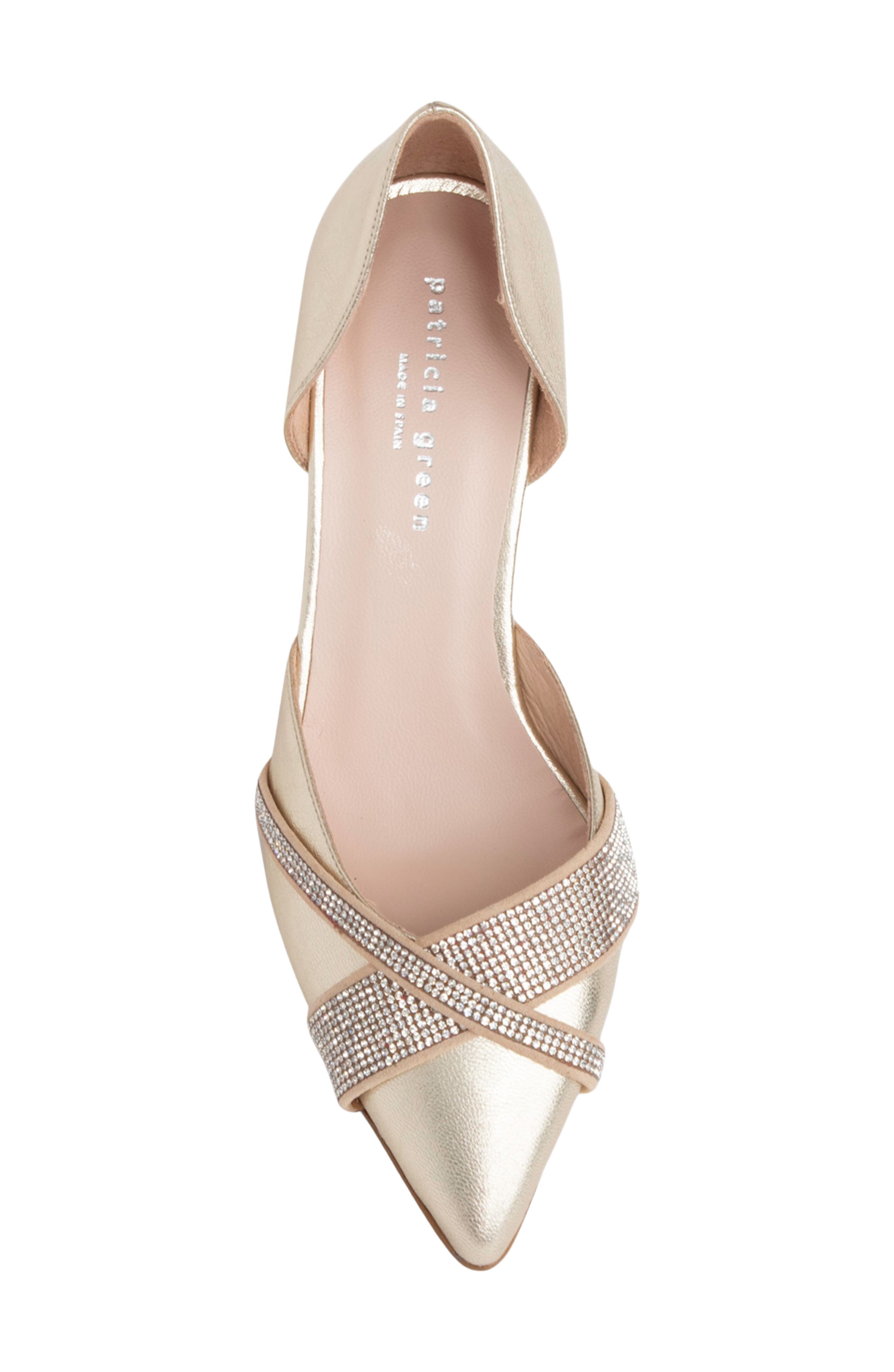 Milan d'Orsay Pump, Alternate, color, GOLD LEATHER