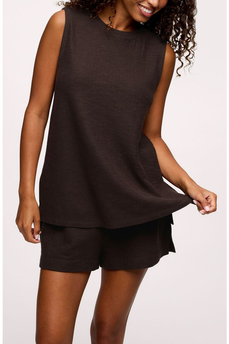Resort Tank & Shorts Set, Alternate, color, ESPRESSO