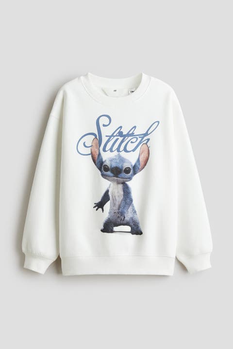 Oversized Print-motif Sweatshirt