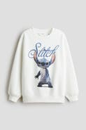 H&M Oversized Print-motif Sweatshirt
