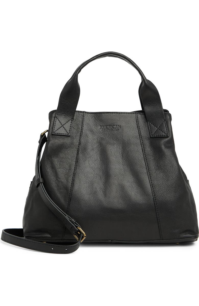 AMERICAN LEATHER CO. Ada Triple Entry Satchel Bag, Main, color,