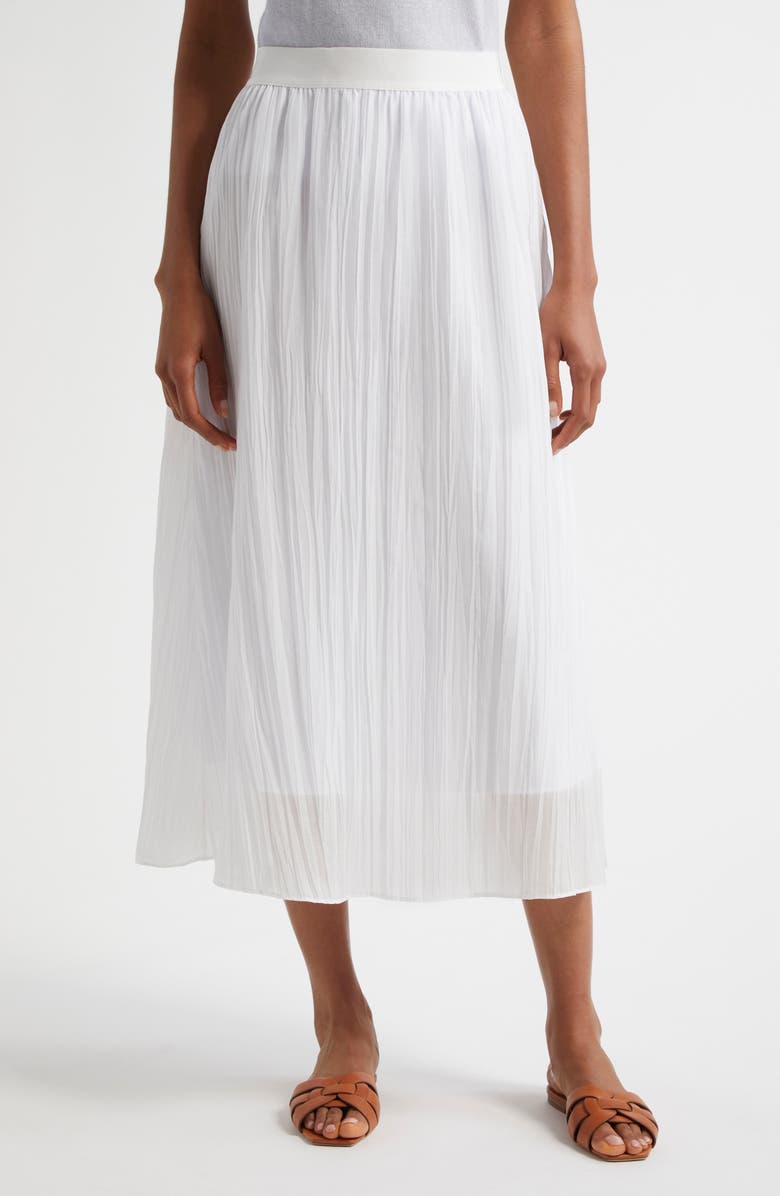 MARGARET O'LEARY Winona Crinkle Pleat Skirt, Main, color, 
