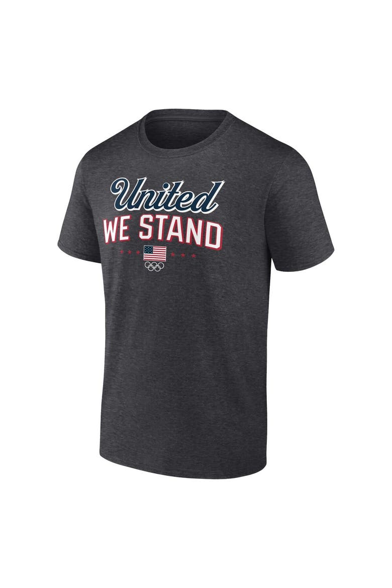 Men's Fanatics Branded Heather Charcoal Team USA Victory T-Shirt, Alternate, color, Heather Charcoal