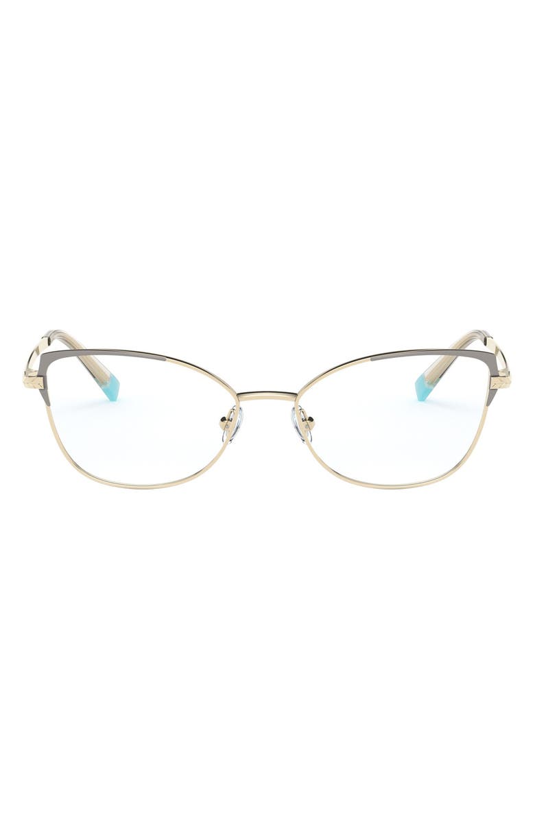 Tiffany 
Co. 53mm Butterfly Optical Glasses, Main, color, Pale Gold