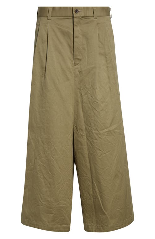 COMME DES GARÇONS COMME DES GARÇONS COMME DES GARÇONS GARMENT WASHED COTTON TWILL SHORTS