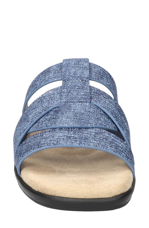 Shop Easy Street Lakeport Slide Sandal In Denim