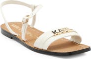 KARL LAGERFELD PARIS Miram Flat Strappy Sandal