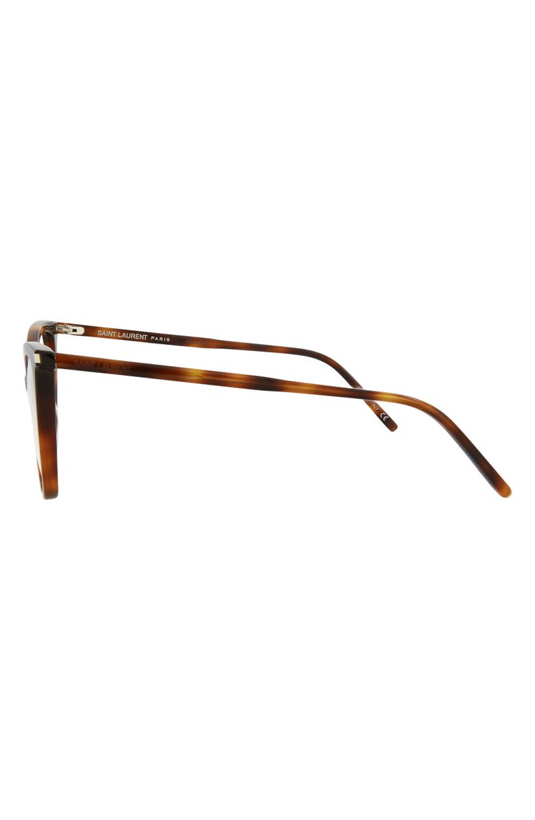 Saint Laurent 53mm Cat Eye Optical Frames, Alternate, color,