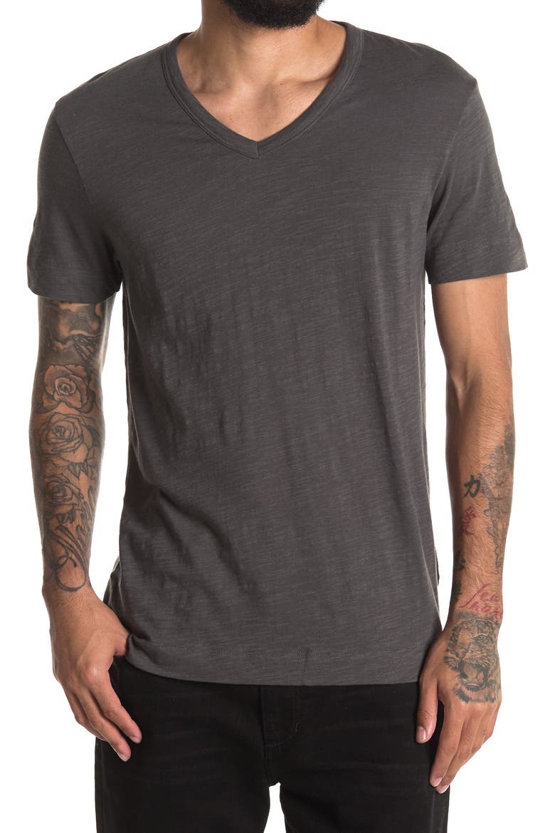 Strato-Gaskell V-Neck T-Shirt, Main, color, CHAR