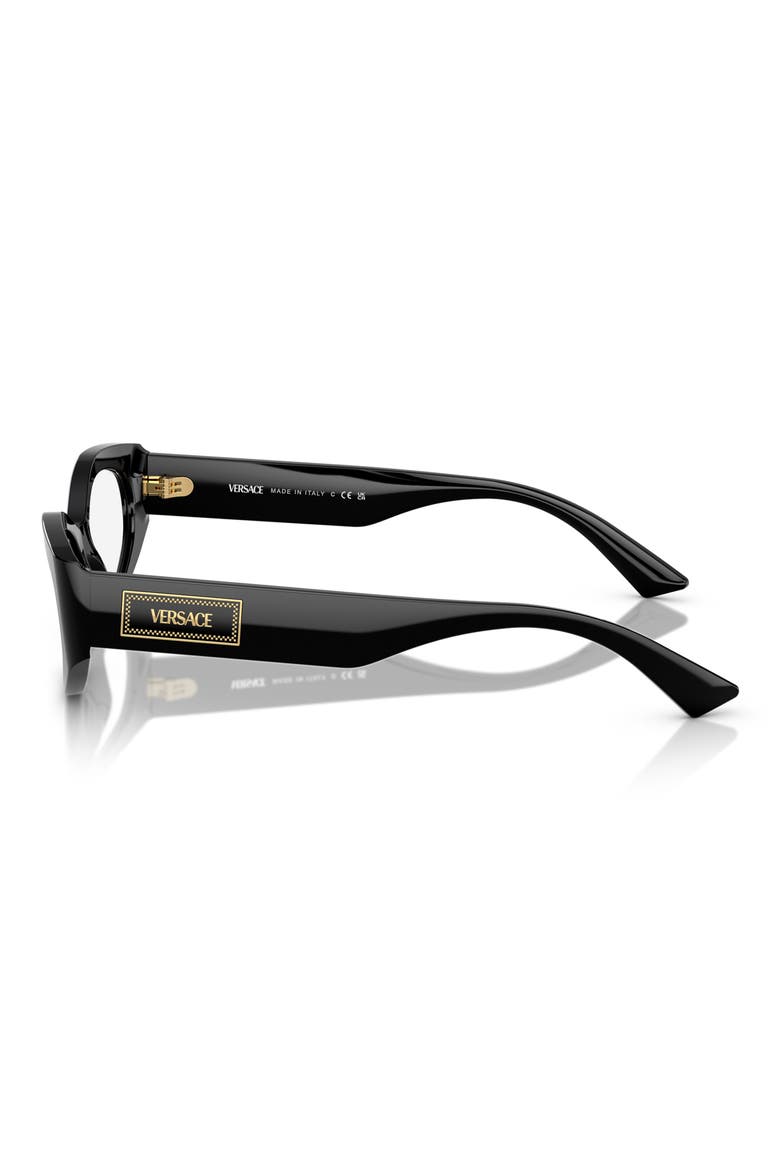 51mm Irregular Optical Glasses, Alternate, color, BLACK