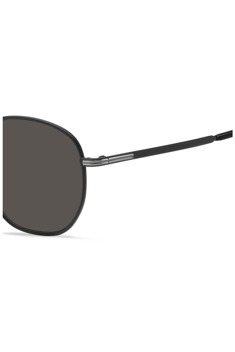 1671/F/SK 56mm Rectangular Sunglasses, Alternate, color, MATTE BLACK