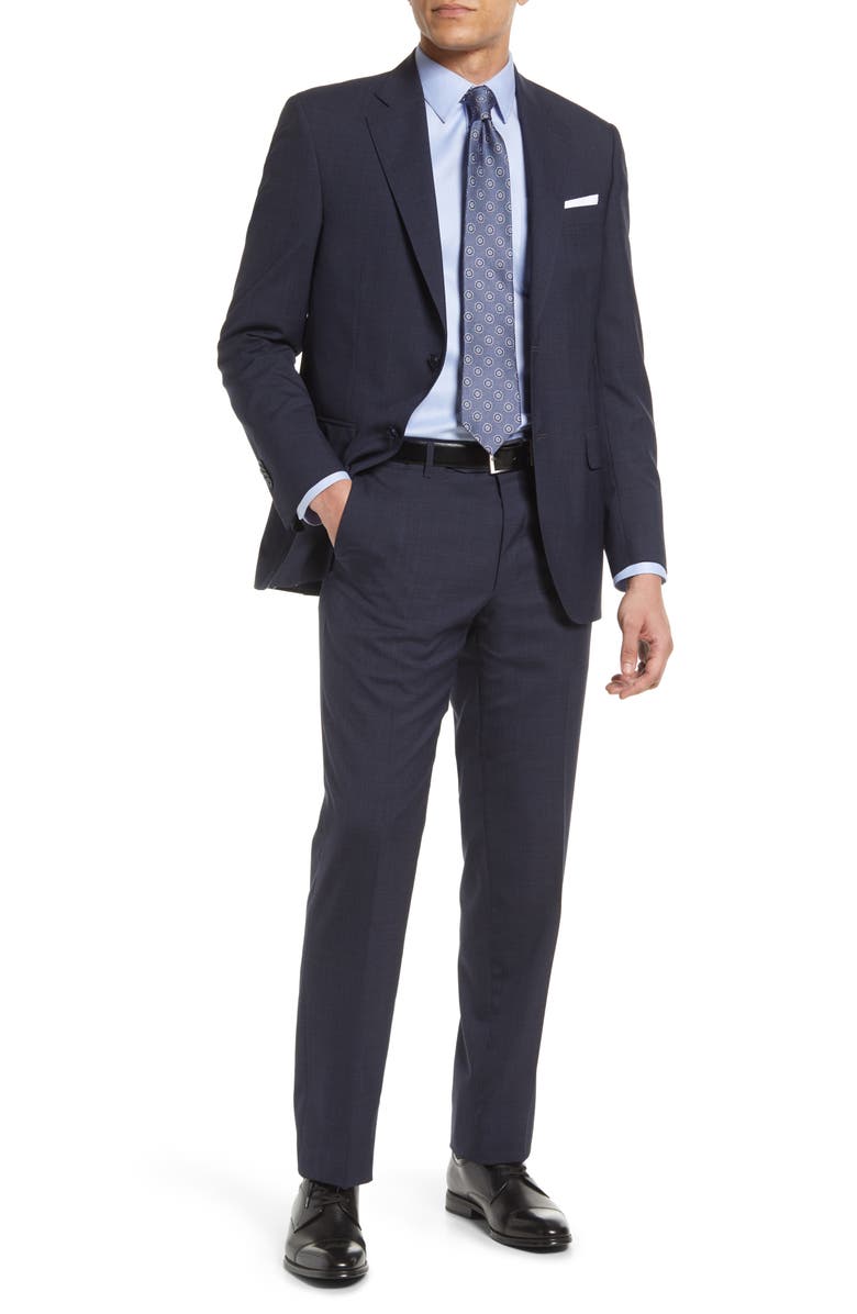 Peter Millar Tailored Wool Suit, Main, color,