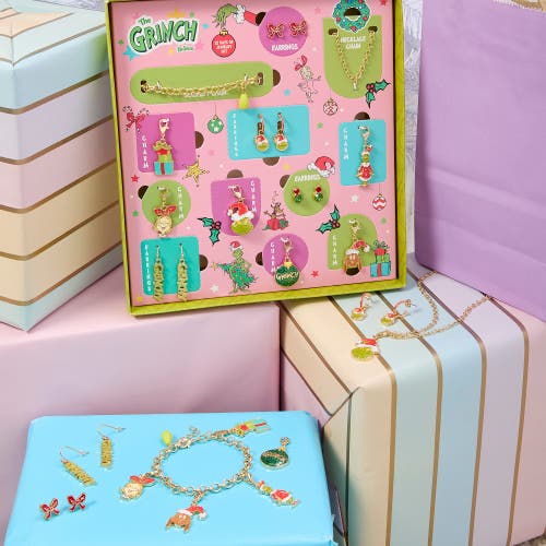 Grinch 12-piece  Jewelry Set With Earrings And Chains