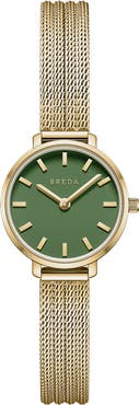 BREDA Beverly Mesh Strap Watch, 25mm