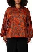 SUNNY LEIGH Floral Button-Up Shirt