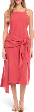 FIFTEEN TWENTY Strappy Tie Front Dress