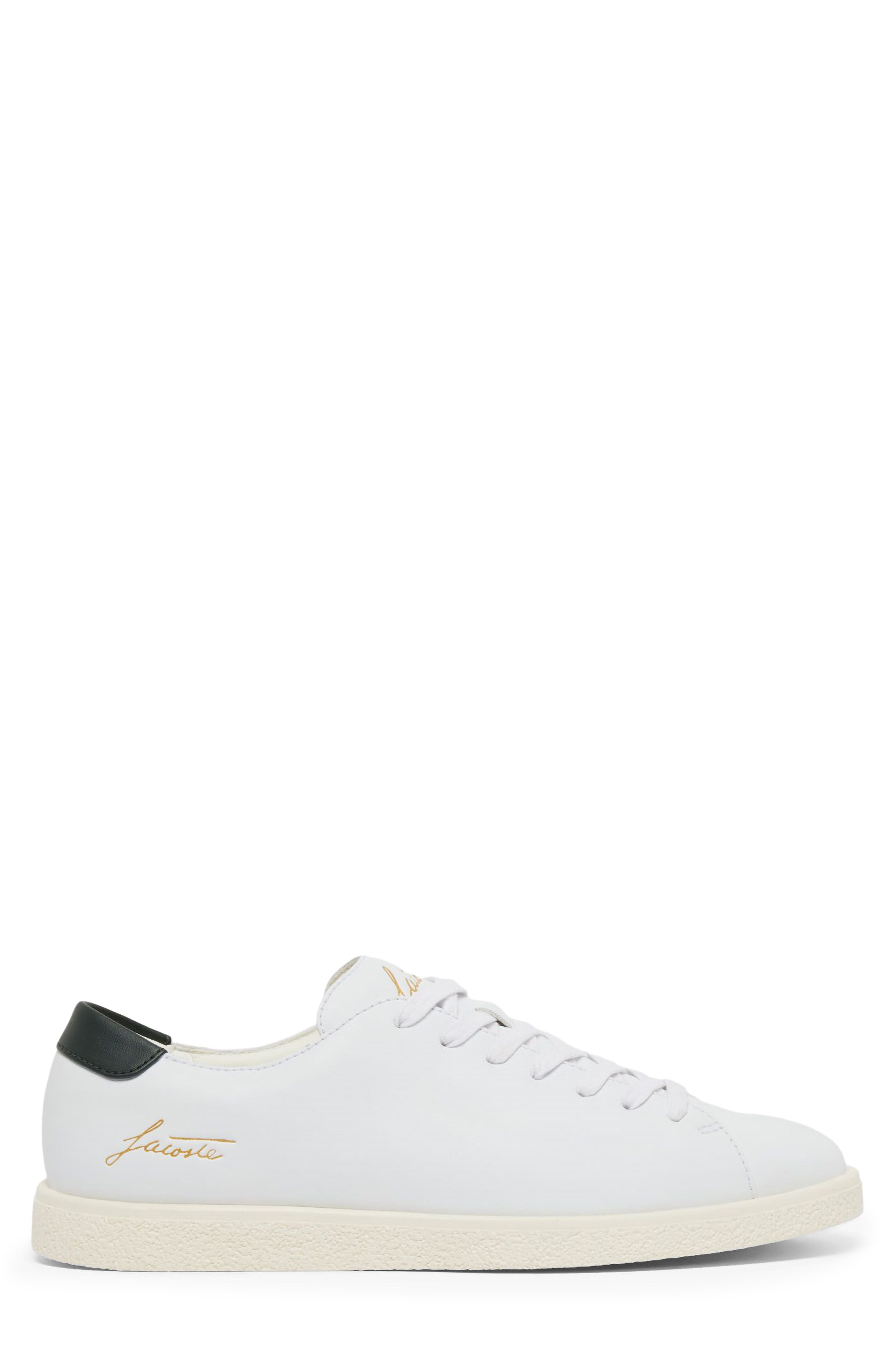 Lacoste Linecourt Low Top Sneaker, Alternate, color, White/ Off White