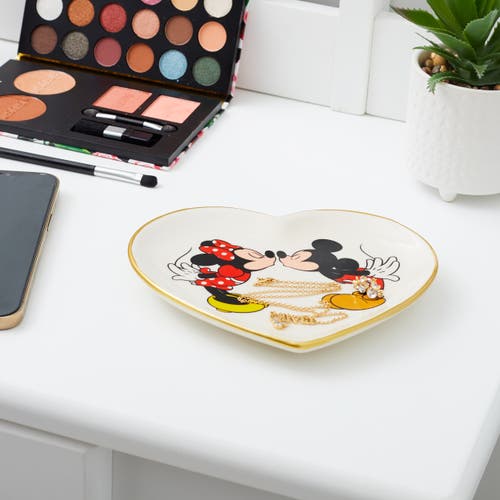 Disney Mickey Mouse And Minnie Mouse Jewelry Tray In Multi