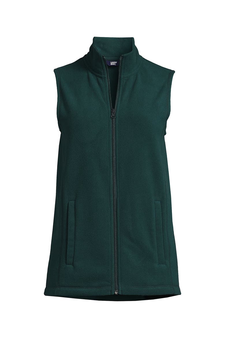 Lightweight Fleece Vest, Alternate, color, Evergreen