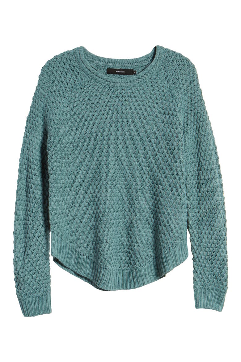 Esme Surf Roll-Neck Sweater, Alternate, color, NORTH ATLANTIC