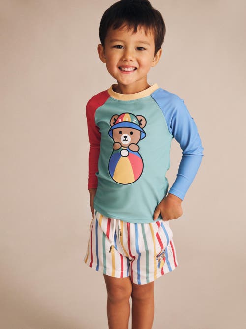 Huxbaby Sporty Huxbear Rashguard In Blue