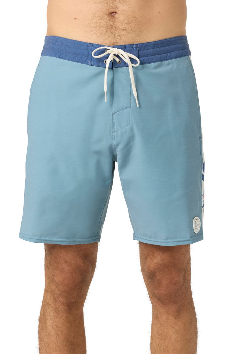 O'Neill OG Side Panel Cruzer Board Shorts, Main, color, Stormy Sea