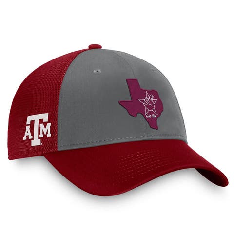 Men's Top of the World Gray/Maroon Texas A&M Aggies Origin Trucker Adjustable Hat