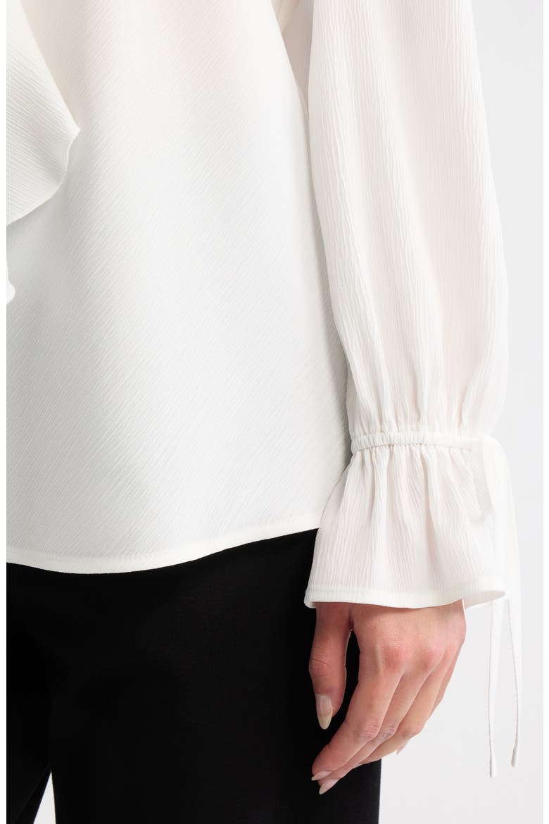 Ruffle Shirt, Alternate, color, IVORY