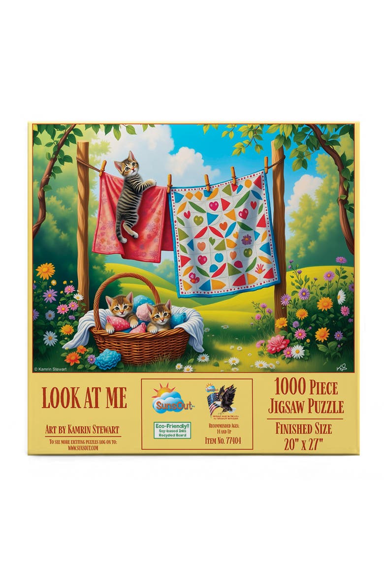Look at Me 1000 piece Jigsaw Puzzle for Adults, Alternate, color, Multicolor