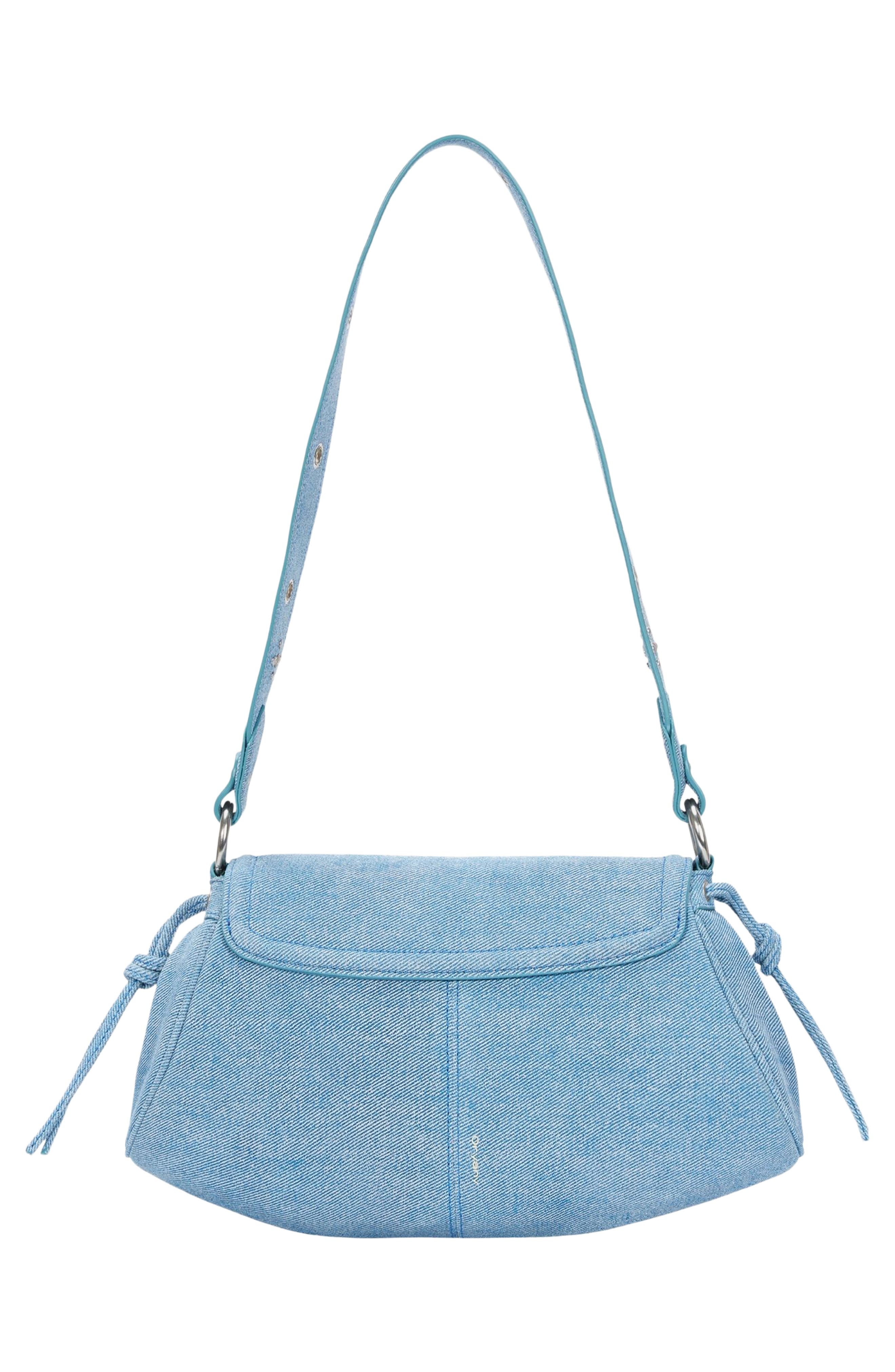 Oryany Moroccan Stud Shoulder Bag, Alternate, color, Denim Blue