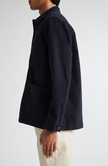 blurhmsROOTSTOCK Light Moleskin Atelier Coat / Purple Navy