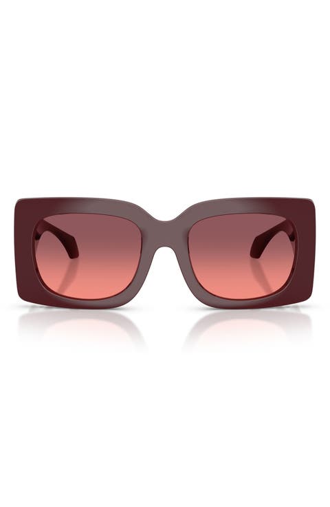 54mm Gradient Square Sunglasses