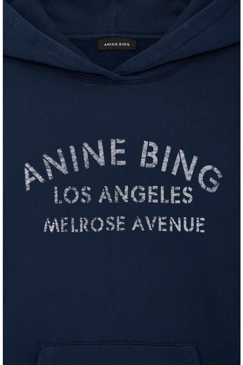 Harvey Melrose Stencil Sweatshirt, Alternate, color, Navy