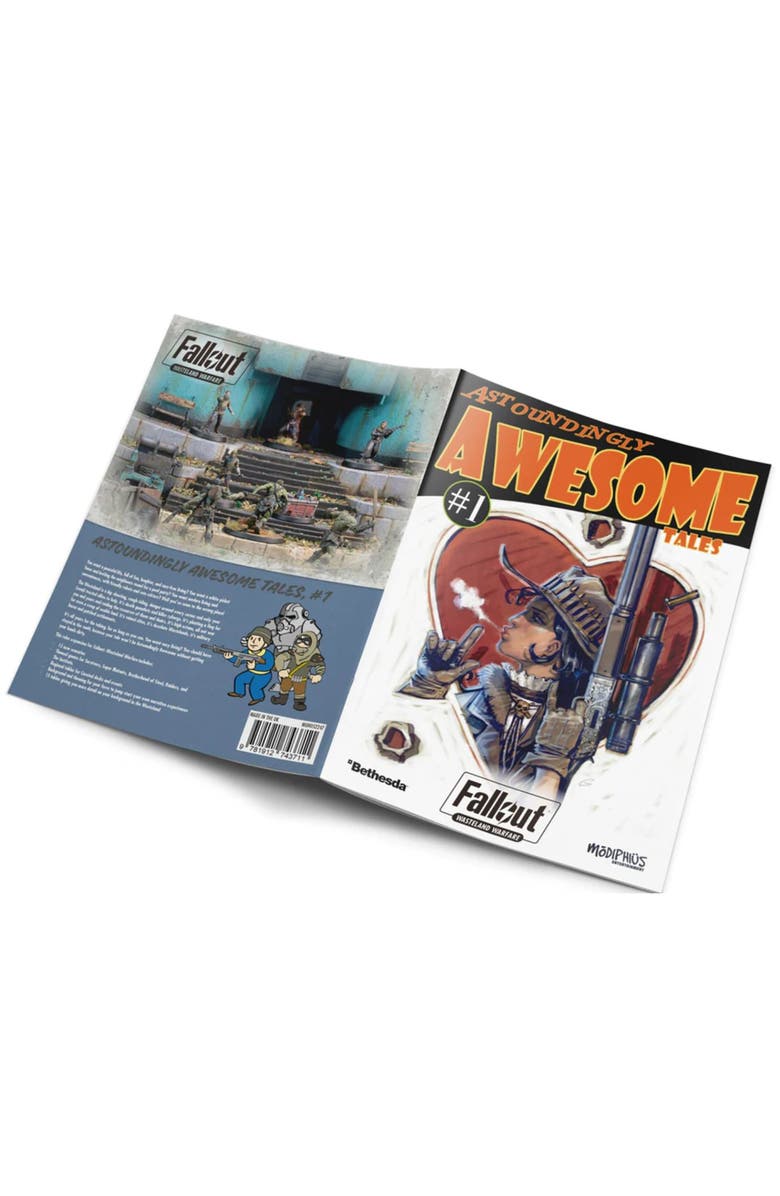 Impressions FalloutWasteland Warfare, Astoundingly Awesome Tales, Chapter 1 Expansion Book, Alternate, color, Multicolored