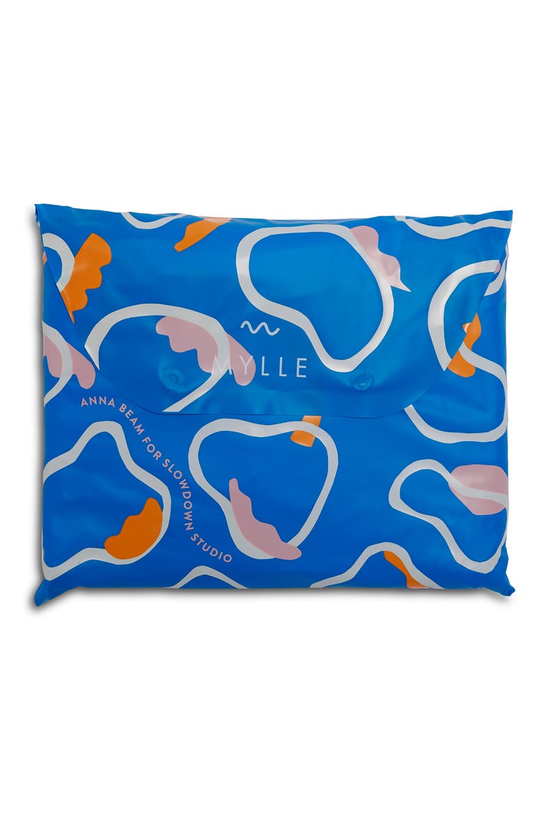 Slowdown Studio Artist Collaboration Inflatable Pool, Alternate, color, BLUE