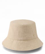 Helen Kaminski Delta Linen Bucket Hat