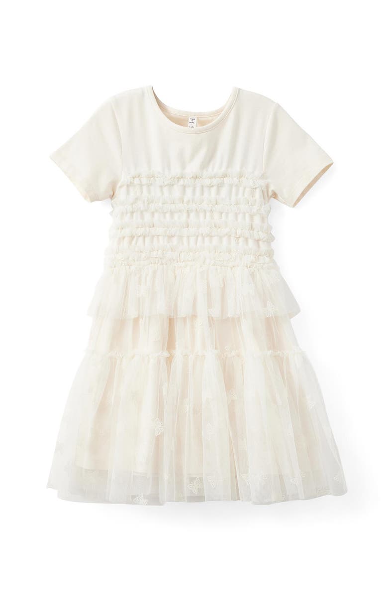 Cotton On Kids Kid's Katelyn Dress Up Dress, Main, color, Dark Vanilla Butterfly
